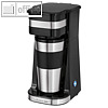 Kaffeemaschine "to go" f?r 1 Tasse, 128 x 175 x 275 mm, schwarz/silber, 263881