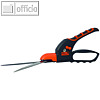 Rasenkantenschere, (L)305 mm, Gewicht: 210 g, Stahl, schwarz/orange, 02410