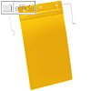 Drahtb?gel-/Auftragstasche, DIN A4 hoch, PP, gelb/transparent, 50 St?ck, 175304
