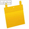 Gitterboxtasche DIN A5 quer, mit Lasche, PP, gelb/transparent, 50 St?ck, 174904