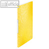LEITZ Sichtbuch WOW, DIN A4, mit 20 Klarsichth?llen, PP, gelb, 4631-00-16