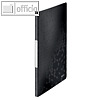 LEITZ Sichtbuch WOW, DIN A4, mit 20 Klarsichth?llen, PP, schwarz, 4631-00-95