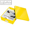 Organisationsbox Click & Store WOW, 280 x 370 x 100 mm, Karton/PP, gelb