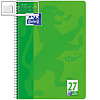 Oxford Collegeblock DIN A4+ / liniert, 90 g/qm, 80 Blatt, grasgr?n, 400086494