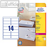 Avery Zweckform Adress-Etiketten f?r DIN lang, 99.1 x 38.1 mm, 560 St., L7163-40