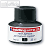 Edding Nachfülltusche e-MTK 25, schwarz, permanent, 25 ml, 4-MTK25001