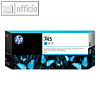 HP Tintenpatrone Nr.745, cyan, 300 ml, F9K03A