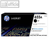 HP Toner 655A, 12.500 Seiten, schwarz, CF450A