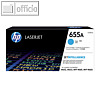 HP Toner 655A, 10.500 Seiten, cyan, CF451A