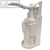 Wand+Tisch-Desinfektionsmittelspender mit Armhebel, 11.5 x 28.5 x 14 cm, wei?