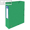 Sammelbox Top File+, DIN A4, Rücken: 60 mm, Karton 390 g/qm, grün, 400114381