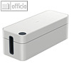 Durable Kabelbox "CAVOLINE BOX L", 406 x 139 x 156 mm, grau, 503010