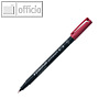 Staedtler Lumocolor Universalstift permanent 313 S, 0.4 mm, rot, 313-2