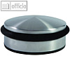 T?rstopper, (H)40 x (?)100 mm, 1.050 g, Edelstahl-Oberfl?che, silber/schwarz