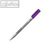 Staedtler Lumocolor Universalstift non-permanent 315 M, 1 mm, violett, 315-6