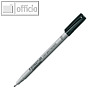 Staedtler Lumocolor Universalstift non-permanent 316 F, 0.6 mm, schwarz, 316-9