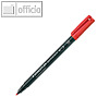 STAEDTLER Lumocolor Universalstift permanent 317 M, 1 mm, rot, 317-2