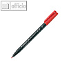 Staedtler Lumocolor Universalstift permanent 318 F, 0.6 mm, rot, 318-2