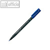 Staedtler Lumocolor Universalstift permanent 318 F, 0.6 mm, blau, 318-3