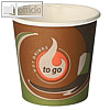 Trinkbecher f?r Hei?getr?nke, 0.1 l, (?)6 x (H)6 cm, Pappe, braun, 25x 80 St?ck