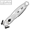 Sicherheitsmesser f?r Folien, Kartons & Umreifungen, Schnitttiefe: 6 mm, Alu