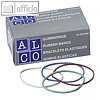 officio Gummiringe, ? 50 mm, bunt sortiert, 75 St?ck, 7445