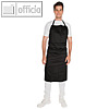 HYGOSTAR Latzsch?rze, (L)1.000 x (B)950 mm, Polycotton, schwarz, 2 St?ck, 20513
