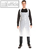Latzsch?rze in Einheitsgr??e, (L)1.250 mm, gepr?gt, 33 my, LDPE, wei?, 100 St?ck