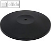 officio Fu? f?r Absperrsystem RETRACTABLE, Edelstahl, schwarz, RS-RT-BL-C9