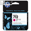 HP Tintenpatrone 712, magenta, 29 ml, 3ED68A