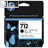 HP Tintenpatrone 712, schwarz, 80 ml, 3ED71A