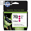 HP Tintenpatrone 712, magenta, 3x 29 ml, 3ED78A