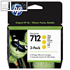 HP Tintenpatrone 712, gelb, 3x 29 ml, 3ED79A