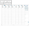 H24/24 Terminkalender - 16 x 24 cm - 1 Woche/2 Seiten, IMPALA schwarz, 27046Q