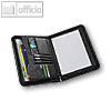 Alba Konferenzmappe mit Reißverschluss, 280x28x360 mm, schwarz, PU, 2502
