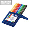 Staedtler Farbstifte ergo soft 157, 12 Stifte, farbig sortiert, 157 SB12