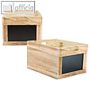 Securit Holzbox mit 2 Kreidetafelflächen, (B)210 x (T)350 x (H)283 mm, CR-CB