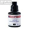 Edding Nachfülltusche T 25, permanent, schwarz, 30 ml, T 25-001