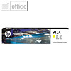 HP Tintenpatrone 913A, 3.000 Seiten, gelb, 37 ml, F6T79AE