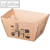 Einkaufskorb aus Wellpappe, (B)500 x (T)330 x (H)260 mm, 5 St?ck, 229105010