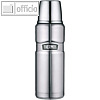 Thermos Isolierflasche Stainless King silber