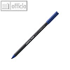 Edding Fasermaler 1300, Strichbreite 3 mm, wasserl?sliche Tinte, blau, 41300003