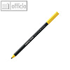 Edding Fasermaler 1300, Strichbreite 3 mm, wasserl?sliche Tinte, gelb, 4-1300005