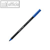 Edding Fasermaler 1300, Strichbreite 3 mm, wasserlösl. Tinte, hellblau, 41300010