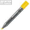 Lumocolor Flipchartmarker 356 B, Keilspitze 2-5 mm, nachf?llbar, gelb, 356 B-1