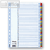 Esselte Mylar Karton Zahlen-Register 1 - 31, f?r DIN A4, 31-teilig, 100164