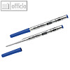 Montblanc Kugelschreibermine, Strichst?rke: F, Royal Blue, 2er Pack, 124492