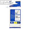 Brother Beschriftungsband, 36 mm x 8 m, Flexi-Tape, schwarz auf wei?, TZEFX261