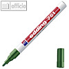 Edding Lackmarker paint-marker 751, Rundspitze: 1-2 mm, permanent, grün, 751-004