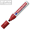 Edding Permanentmarker 800, Keilspitze 4 - 12 mm, rot, 4-800002